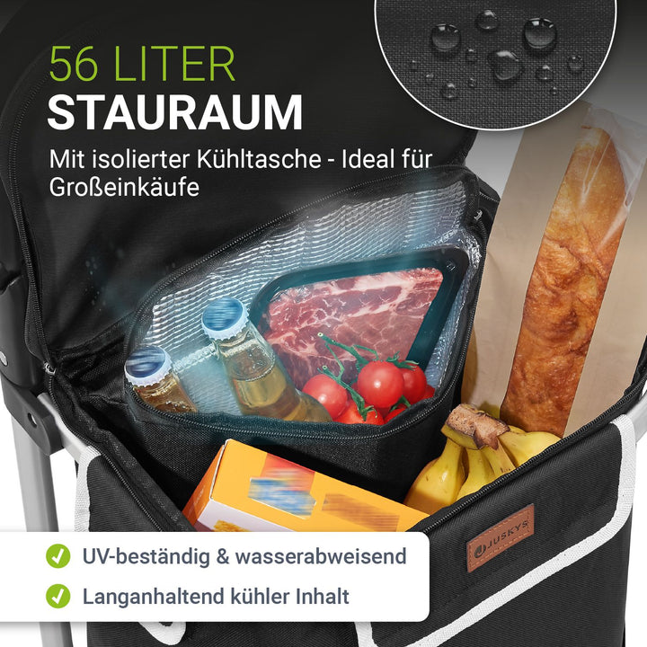 3in1 Einkaufstrolley - 56 L Kapazität