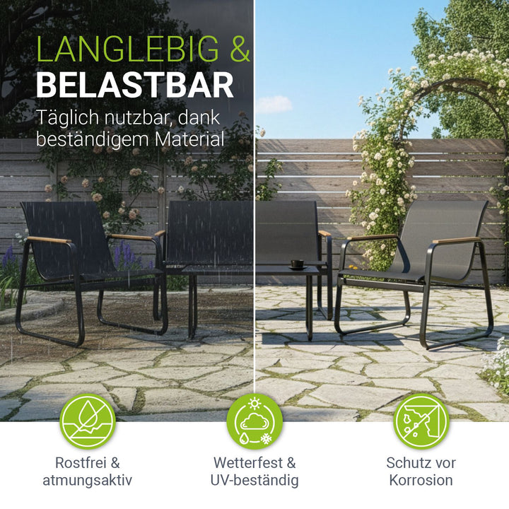 Gartenmöbelset Genua 4-teilig