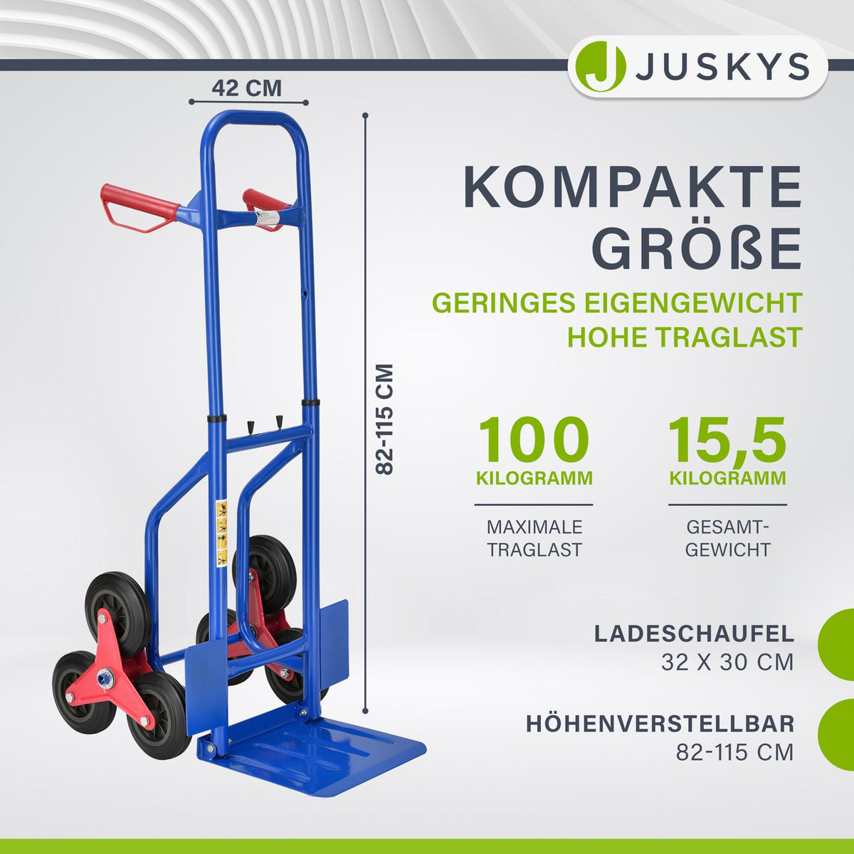 Treppensackkarre bis max. 100 kg