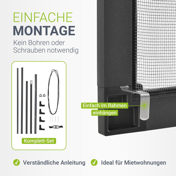 Fliegengitter für Fenster