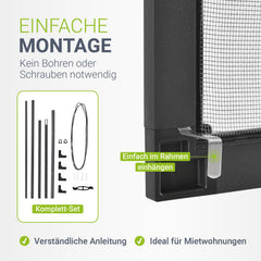 Fliegengitter für Fenster