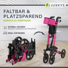 Aluminium Rollator Vital mit Sitz