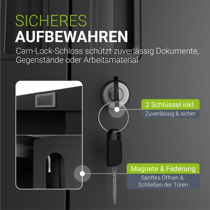 Aktenschrank aus Metall