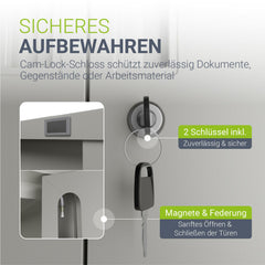 Aktenschrank aus Metall