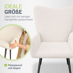 Ohrensessel mit optionalem Hocker Odense