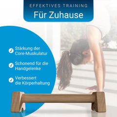 Liegestützgriffe aus Holz