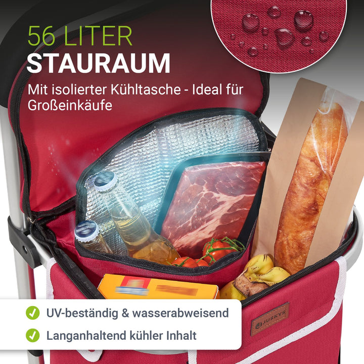 3in1 Einkaufstrolley - 56 L Kapazität
