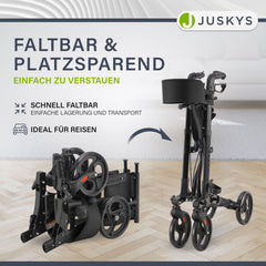 Aluminium Rollator Vital mit Sitz