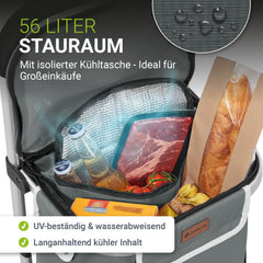 3in1 Einkaufstrolley - 56 L Kapazität