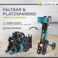 Aluminium Rollator Vital mit Sitz