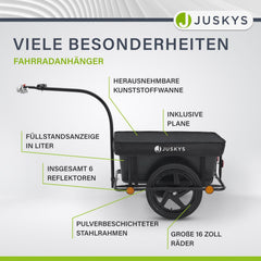 Transportanhänger / Fahrradanhänger 90 Liter