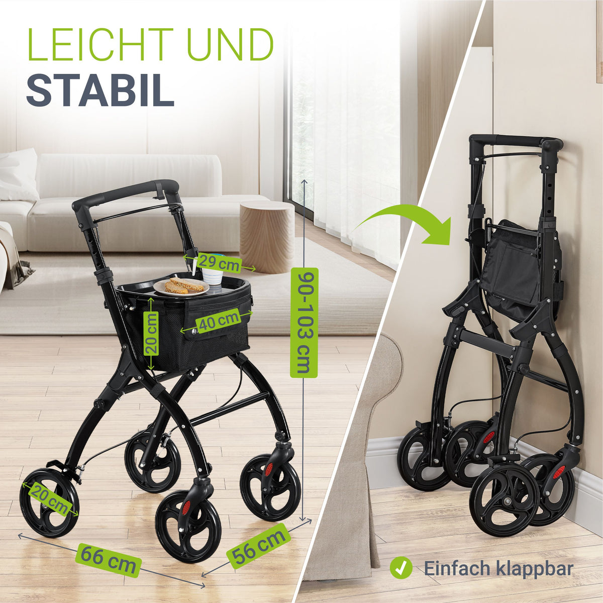 Rollator für die Wohnung