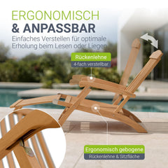 Gartenliege klappbar Evia