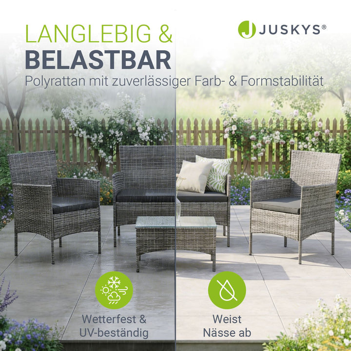 Polyrattan Sitzgruppe Fort Myers