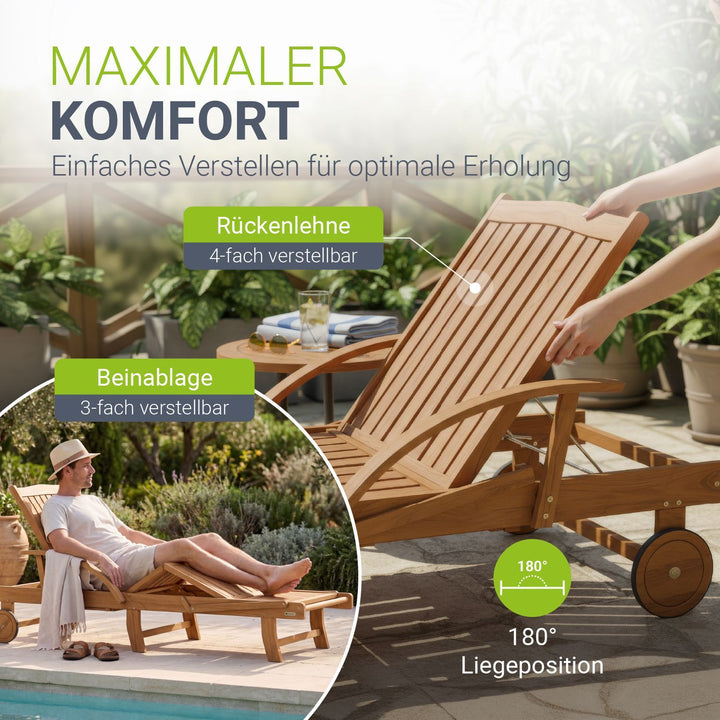 Gartenliege klappbar SunScape