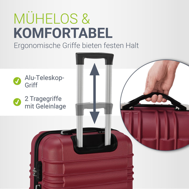 Hartschalen Kofferset Rom