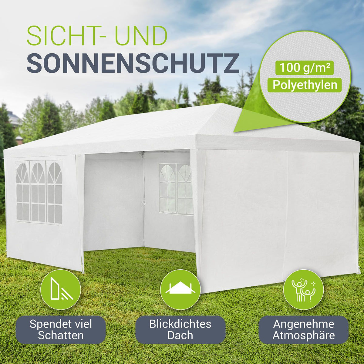 Partyzelt 3x6 m