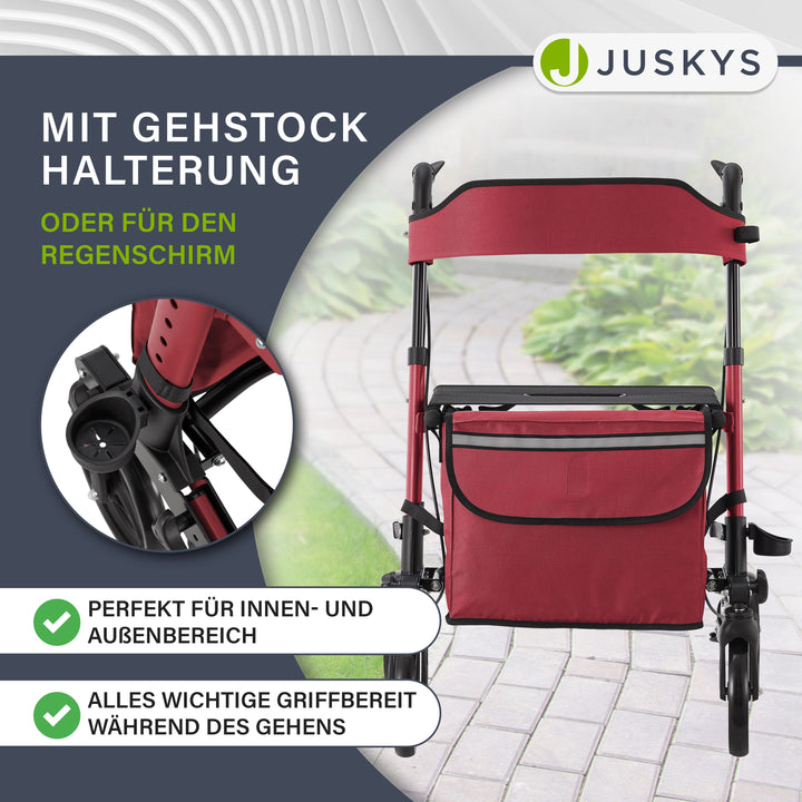 Aluminium Rollator Vital mit Sitz