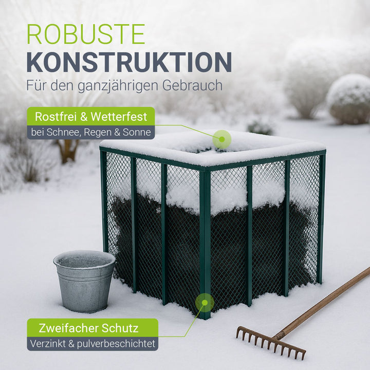 Metall Komposter für Gartenabfälle