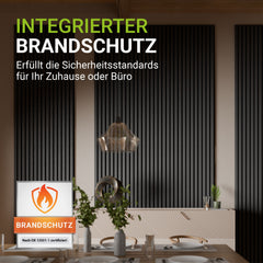 Akustikpaneele Holzoptik 4er Set