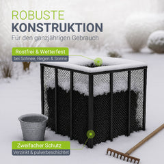 Metall Komposter für Gartenabfälle