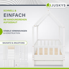 Kinderbett Marli 90 x 200 cm mit Bettkasten