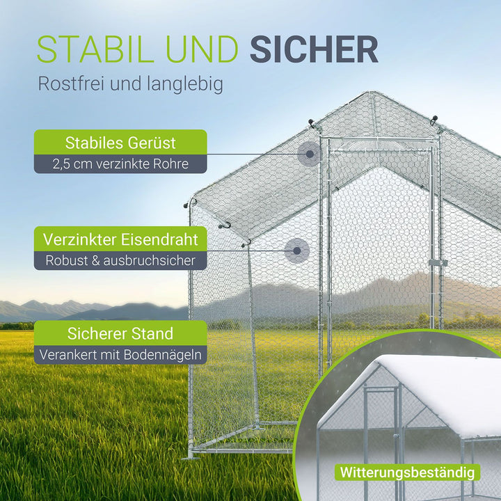 Freilaufgehege HLS25T für Hühner