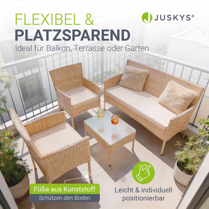 Polyrattan Sitzgruppe Fort Myers