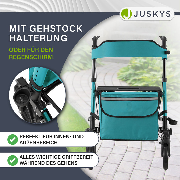 Aluminium Rollator Vital mit Sitz