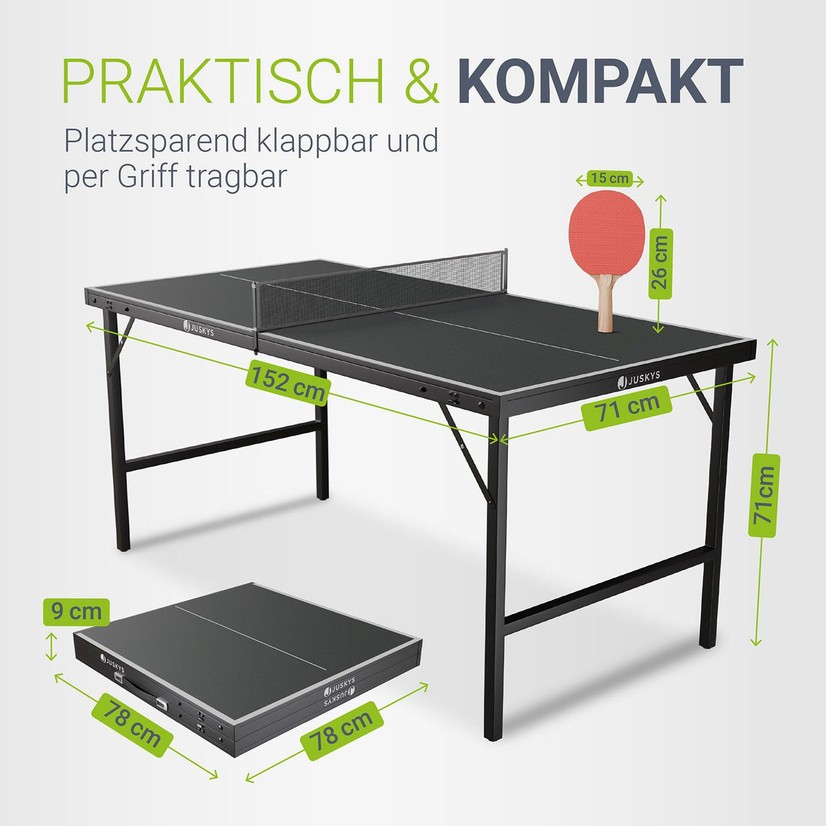 Mini Tischtennisplatte Flexi