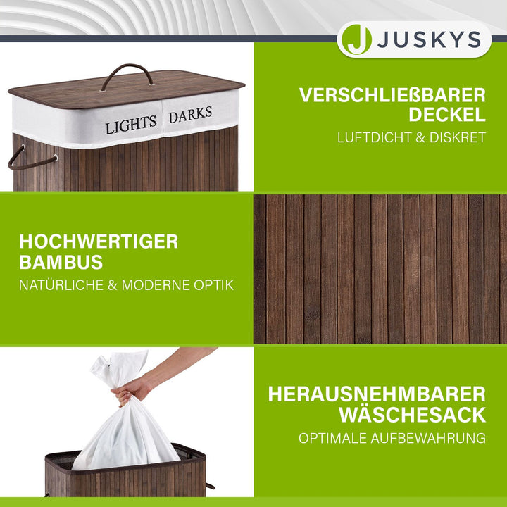 Bambus Wäschekorb Curly