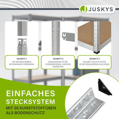 3er Regalsystem 1 Corner & 2 Easy