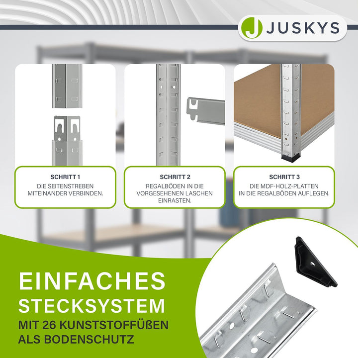 3er Regalsystem 1 Corner & 2 Easy