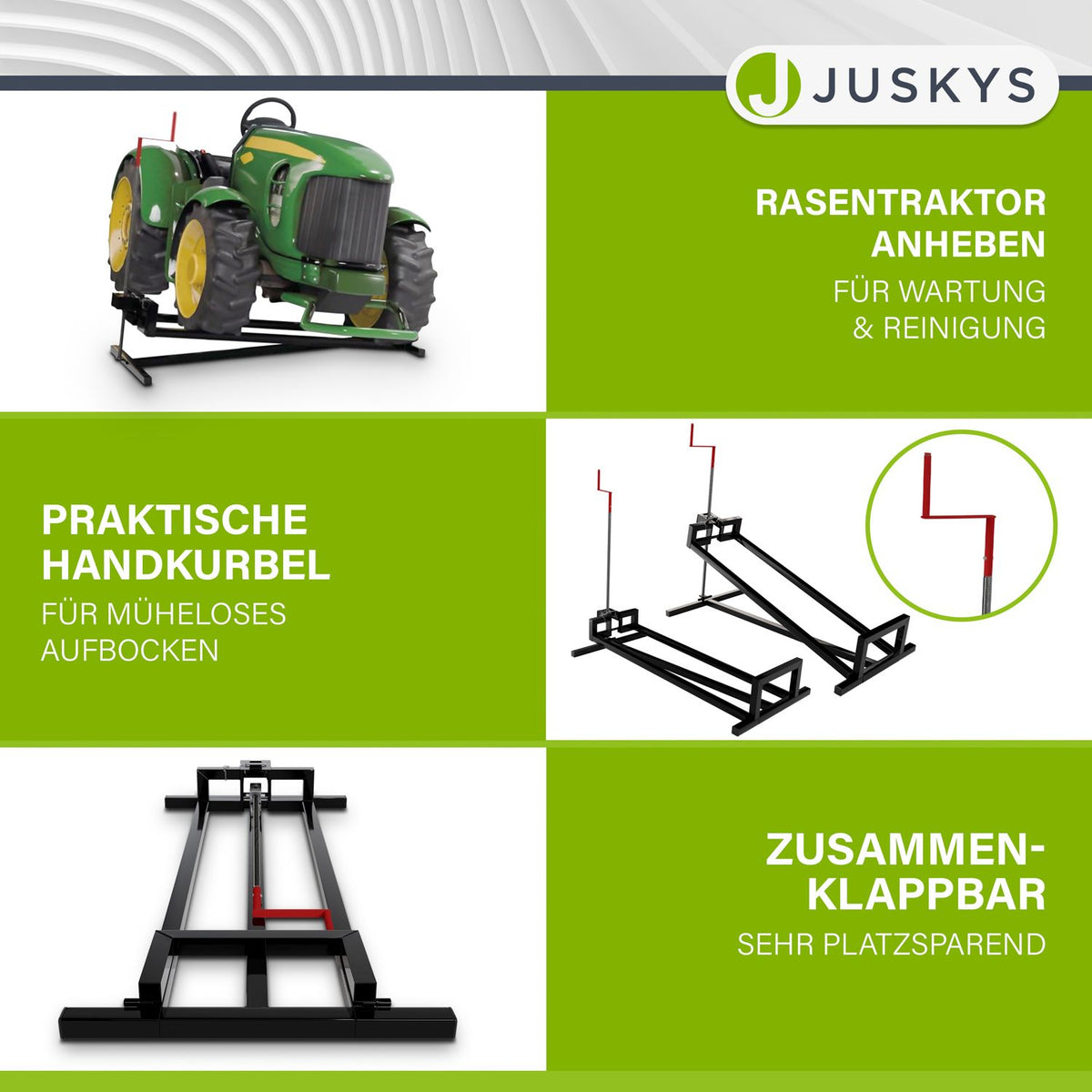 Rasentraktorheber bis 400 kg