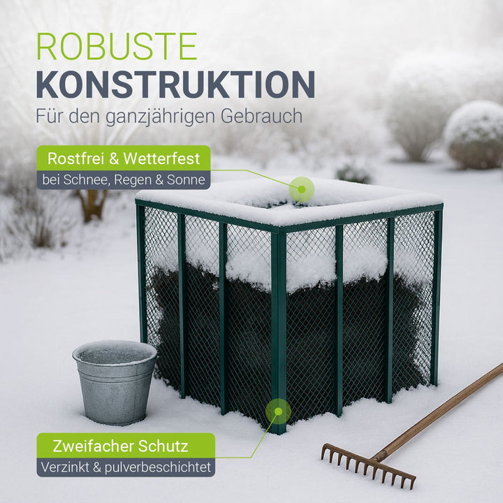 Metall Komposter für Gartenabfälle