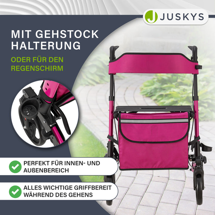 Aluminium Rollator Vital mit Sitz