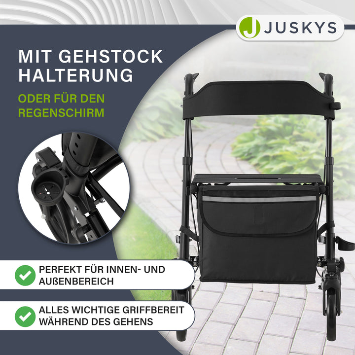 Aluminium Rollator Vital mit Sitz