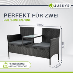 Polyrattan Sitzbank Monaco