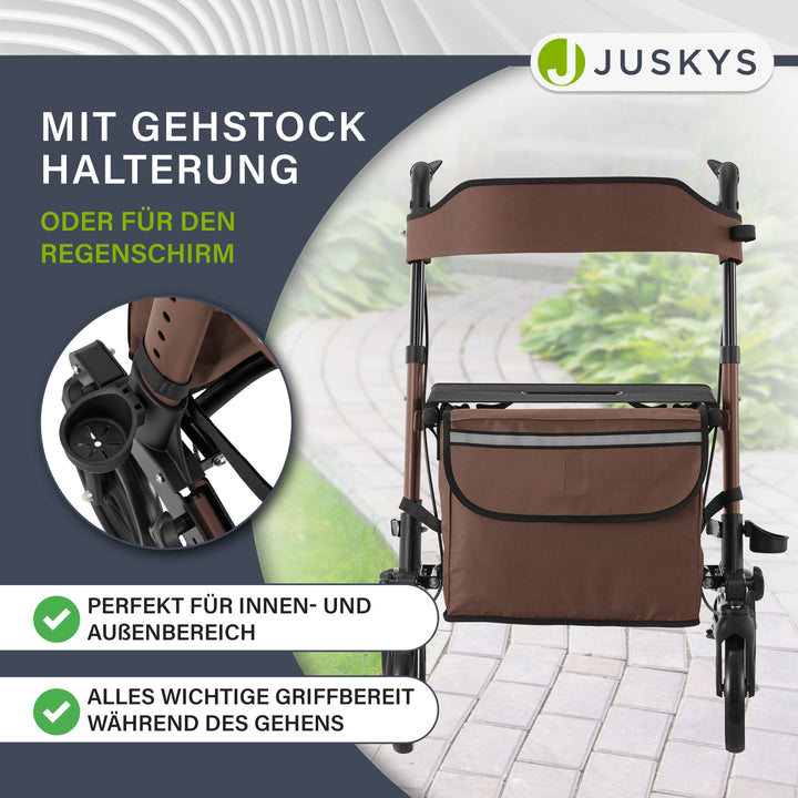 Aluminium Rollator Vital mit Sitz