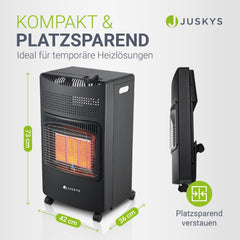 Gasheizer für Innenräume