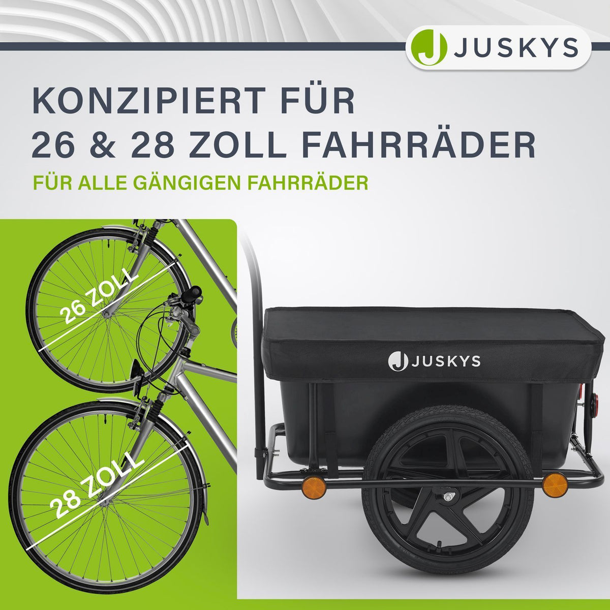 Transportanhänger / Fahrradanhänger 90 Liter