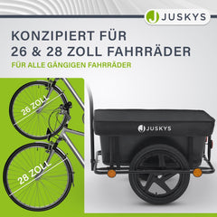 Transportanhänger / Fahrradanhänger 90 Liter