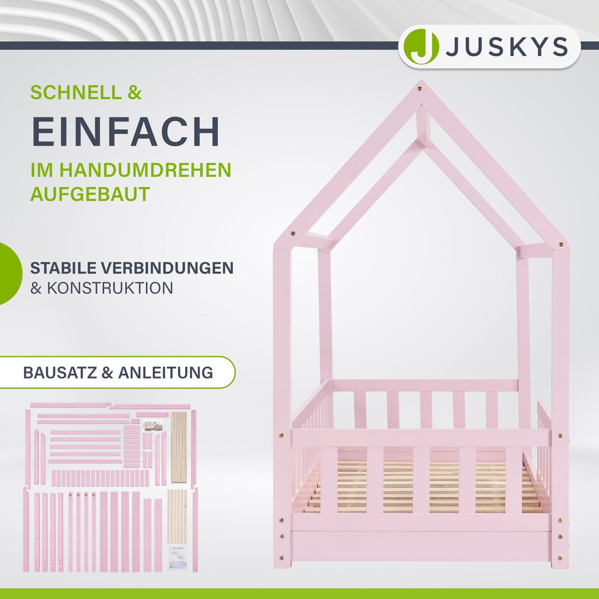 Kinderbett Marli 90 x 200 cm