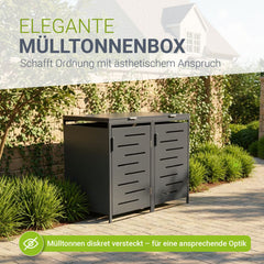 Metall Mülltonnenbox Arel