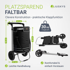 3in1 Einkaufstrolley - 56 L Kapazität