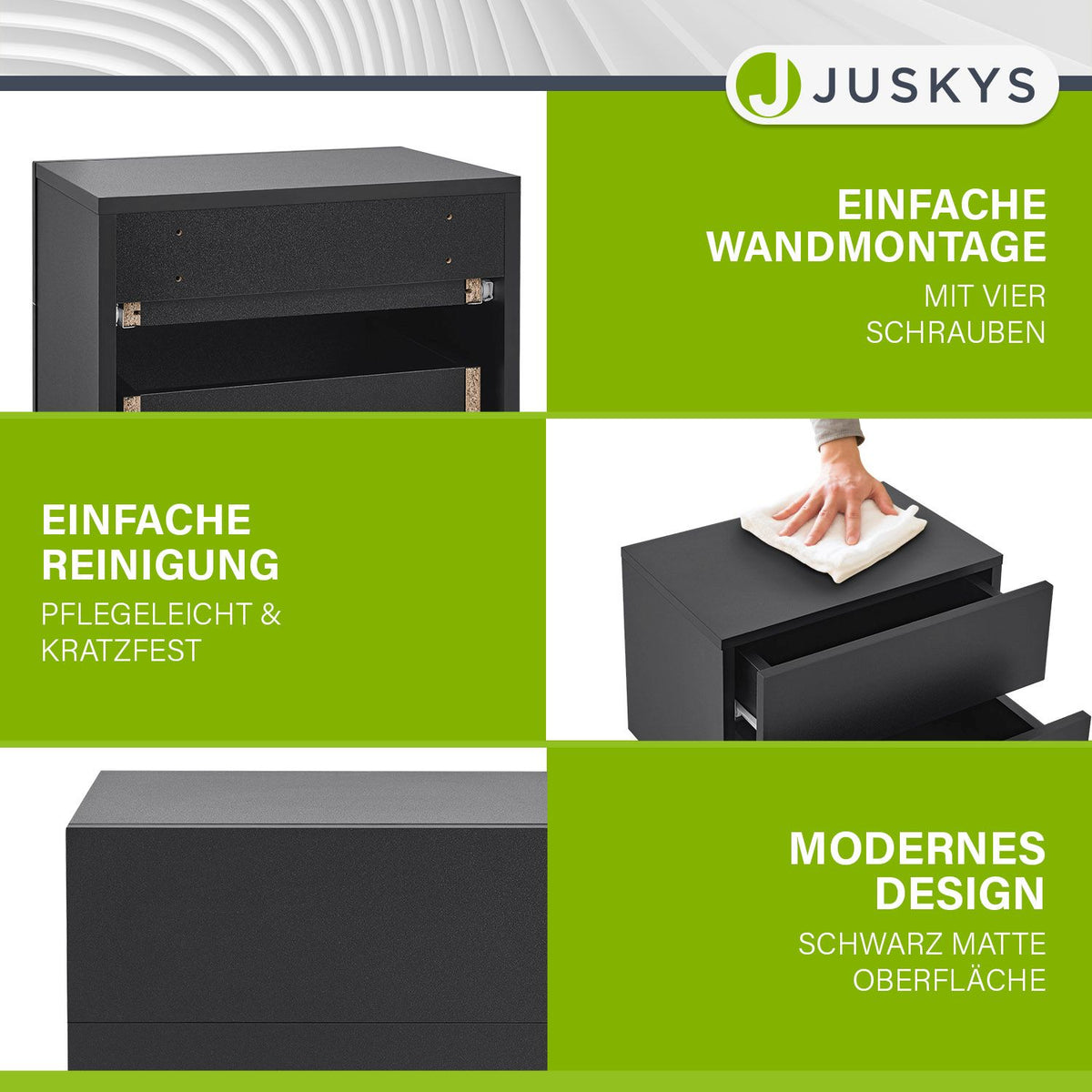 Wandschrank Nachttisch hängend