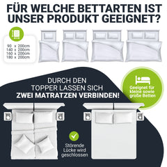 Orthopädischer Matratzentopper aus Memoryschaum