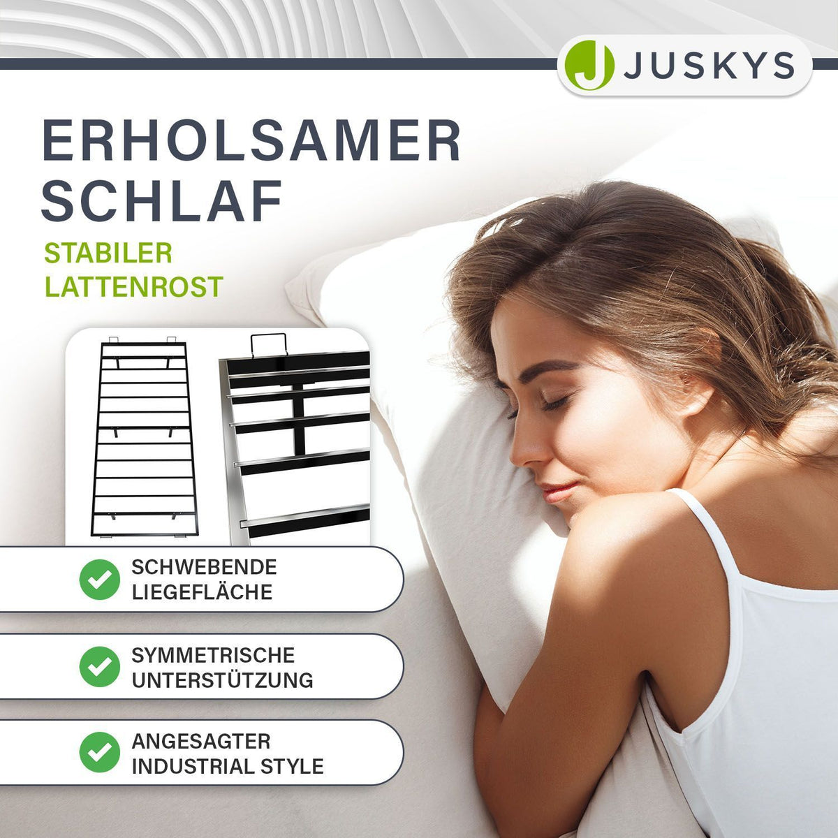 Metall Schwebebett Palamos