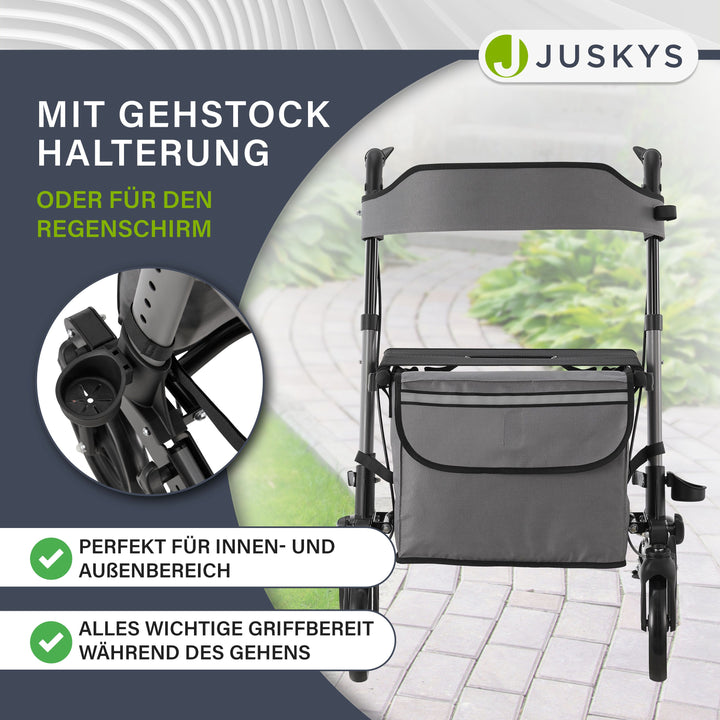 Aluminium Rollator Vital mit Sitz