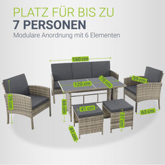 Rattan Sitzgruppe Turin